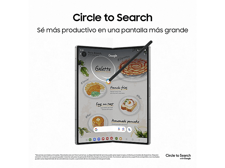 Mobile - Samsung Galaxy Z Fold6 5G, 256GB, 12GB RAM, Grey, 7.6" QXGA+, Foldable, Qualcomm Snapdragon, 4400 mAh, Android 14