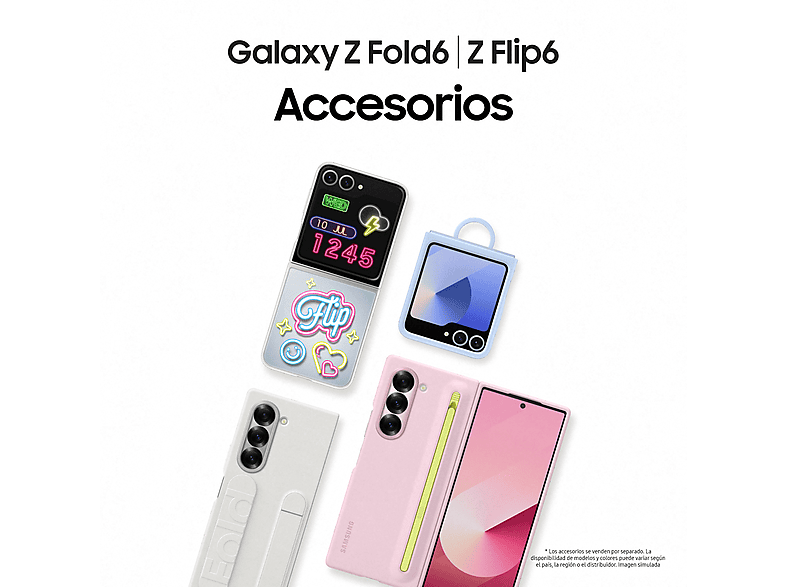 Mobile - Samsung Galaxy Z Fold6 5G, 256GB, 12GB RAM, Grey, 7.6" QXGA+, Foldable, Qualcomm Snapdragon, 4400 mAh, Android 14