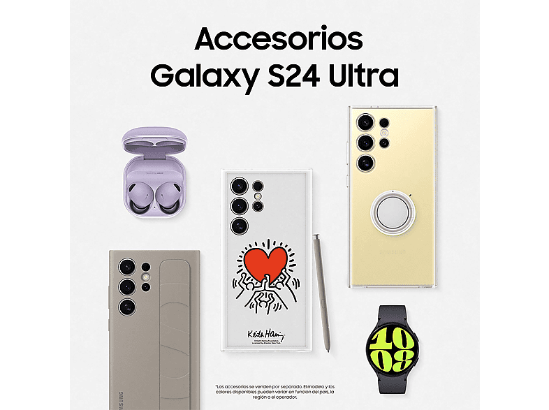 Mobile - Samsung Galaxy S24 Ultra, Titanium Black, 512GB, 12GB RAM, 6.8" QHD+, Qualcomm Snapdragon 8, 5000mAh, Android 14