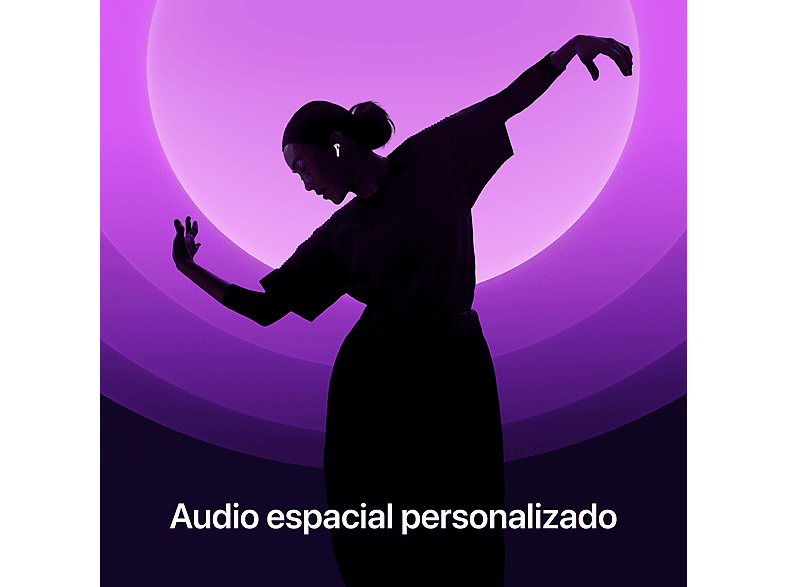 Apple AirPods 4 (2024 4th gen), Wireless, Bluetooth®, Wireless Charging Case, H2 Chip, Siri, USB-C, White