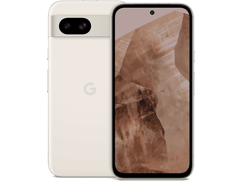 Mobile - Google Pixel 8a, Porcelain, 128 GB, 8 GB RAM, 6.1" OLED, Google Tensor G3, 4492 mAh, Android