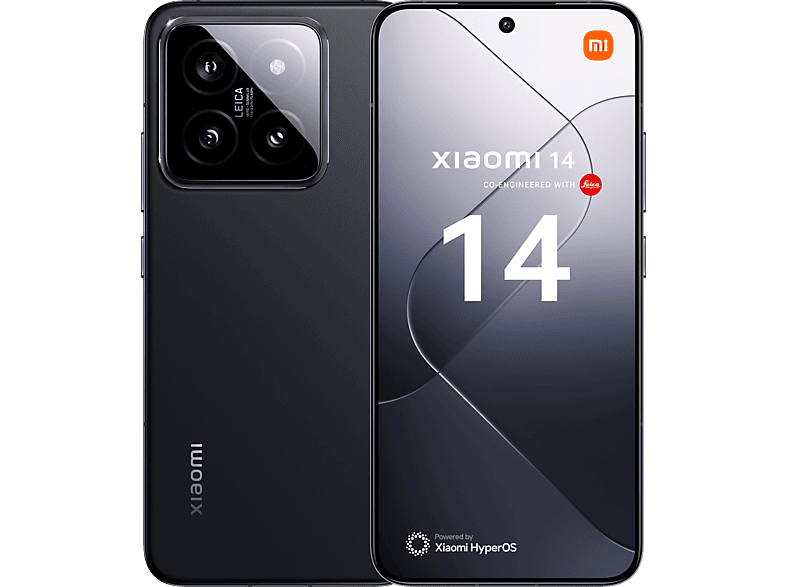 Mobile - Xiaomi 14, Black, 512 GB, 12 GB RAM, 6.36" AMOLED 120Hz, Snapdragon 8 Gen 3, 4610 mAh, Android