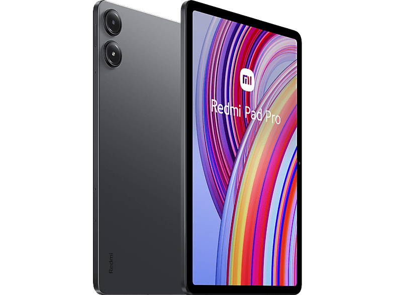 Tablet - Xiaomi Redmi Pad Pro, Grey, 256 GB, WiFi, 12.1" WQHD, 8 GB, Snapdragon® 7s Gen 2, Android + Case