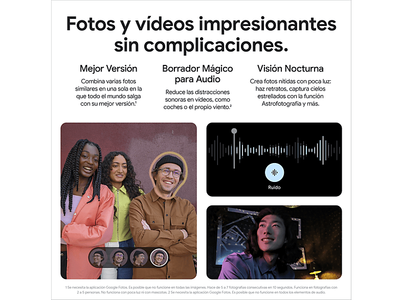 Mobile - Google Pixel 8a, Obsidian, 128 GB, 8 GB RAM, 6.1" OLED, Google Tensor G3, 4492 mAh, Android