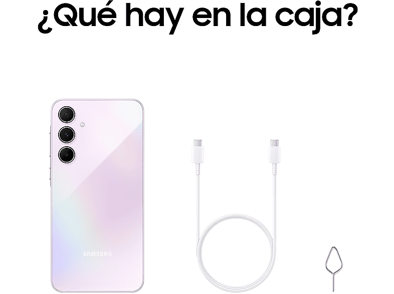 Mobile - Samsung Galaxy A55 5G, Light Violet, 256GB, 8GB RAM, 6.6 FHD+ Super AMOLED, Exynos 1480 Octa-Core, 5000 mAh, Android