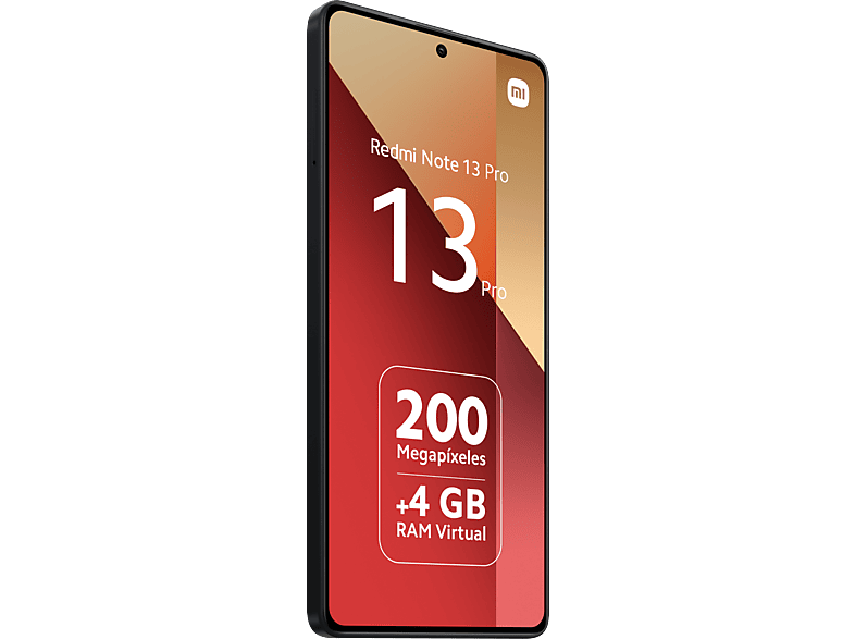 Mobile - Xiaomi Redmi Note 13 Pro, Midnight Black, 256 GB, 8 GB RAM, 6.67" Full HD+AMOLED, MediaTek Helio G99 Ultra, 5000 mAh, Android